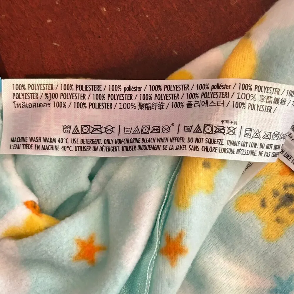 Disney Sleepwear Toddler 18-24M 2 Pack Green Pink Pooh Dumbo Long‎ Sleeve NEW